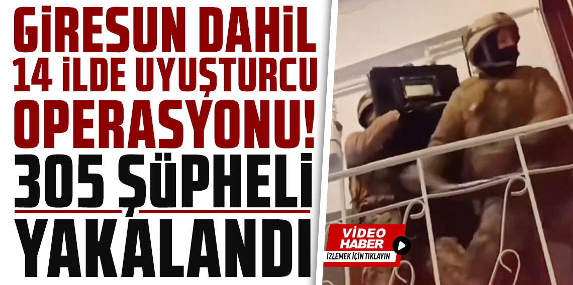 Giresun'da sosyal medya aracılığıyla uyuşturucu satanlara operasyon!