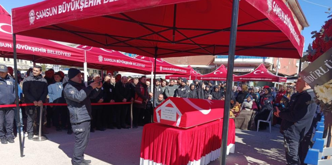 Mardin’de Hayatını Kaybeden Polis Ogün Salurlu, Samsun Ladik’te Toprağa Verildi