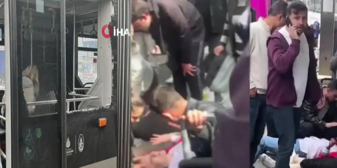 Beylikdüzü’nde metrobüs kazası: 2’si ağır 14 yaralı