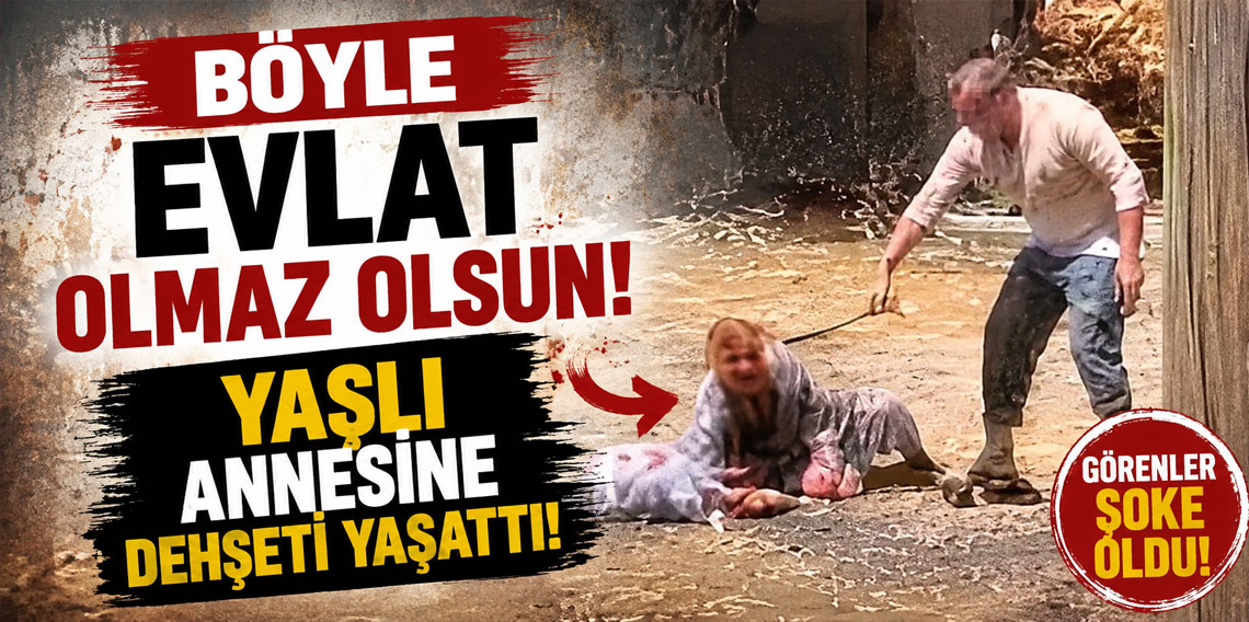 85 yaşındaki annesini sopayla öldüresiye dövdü! Geçmişinden eş cinayeti çıktı