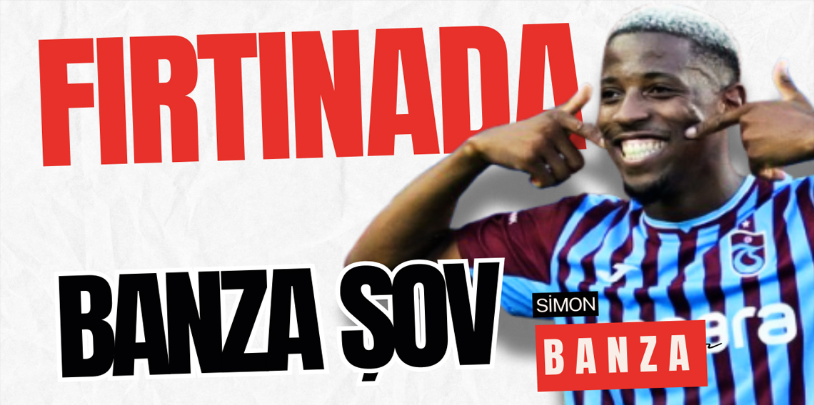 Trabzonspor'da Simon Banza sevinci!