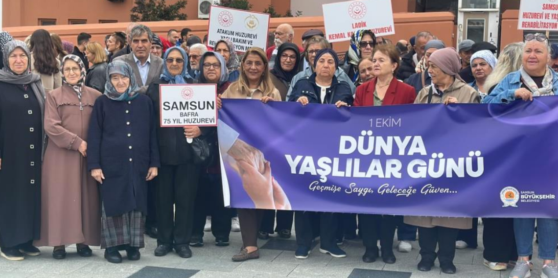 Samsun'da 1 Ekim Dünya Yaşlılar Günü programı