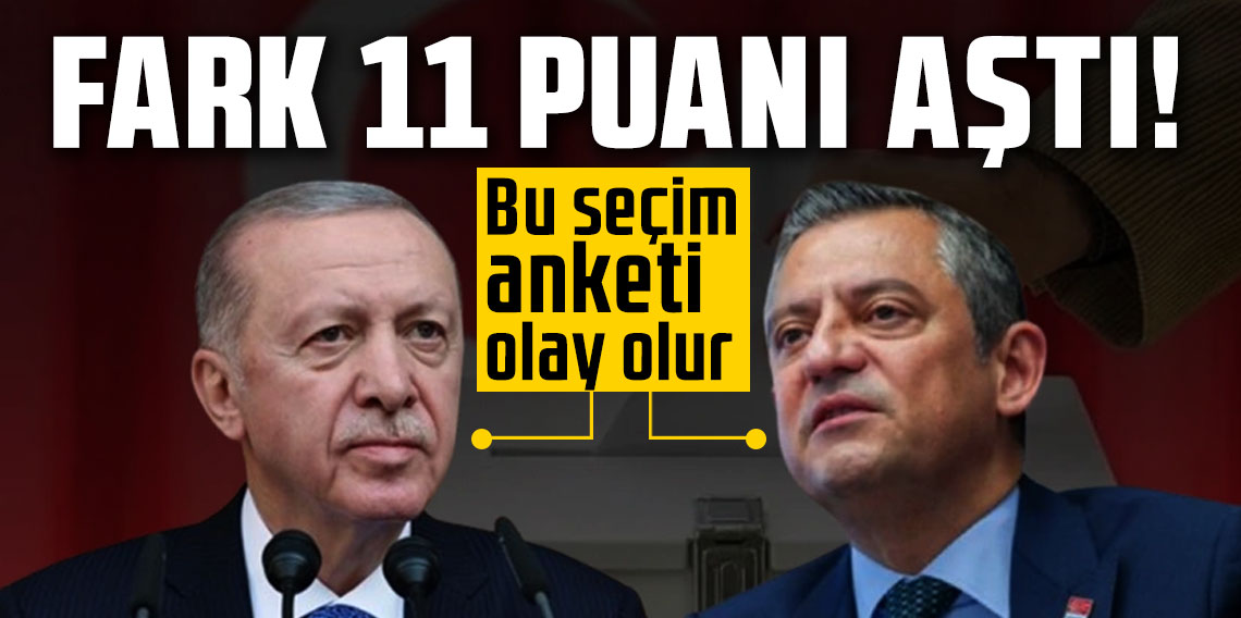 SONAR son seçim anketini açıkladı: Fark 11 puanı aştı