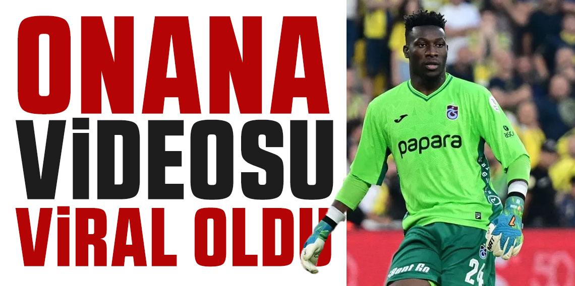 MANU taraftarının, çektiği ‘Trabzonsporlu Onana’ videosu olay oldu!