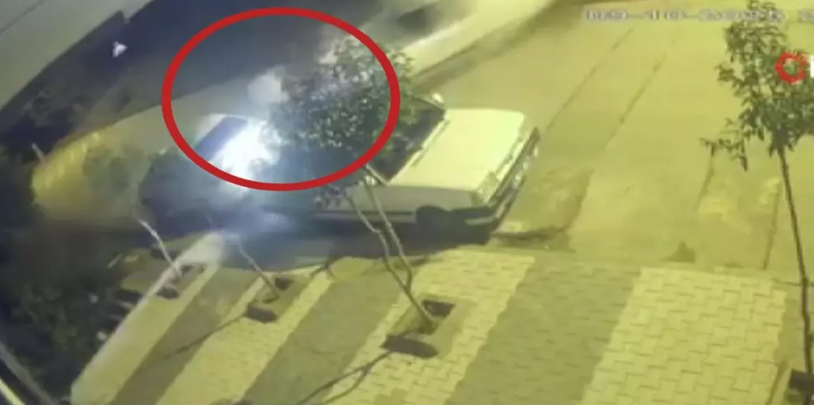 Freni patlayan araç çocukların arasına böyle daldı