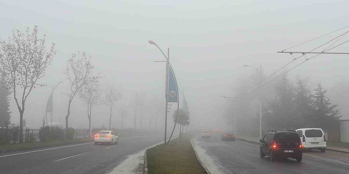 Malatya'da sis etkili oldu