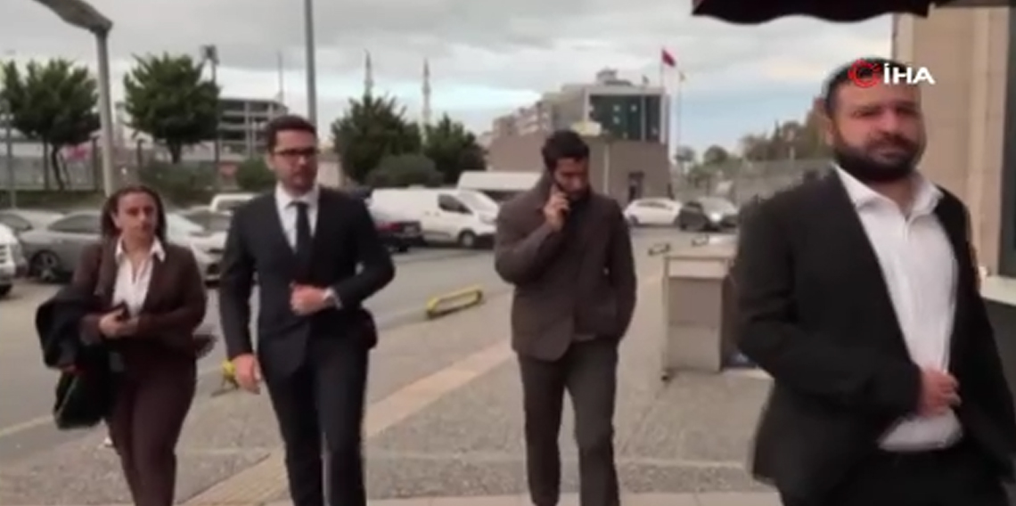 Necip Uysal, suç duyurusunda bulunmak için adliyede