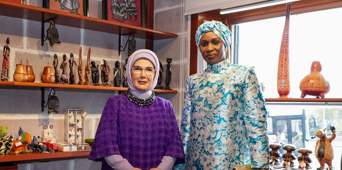 Emine Erdoğan'dan Senegal Cumhurbaşkanı Fay ve eşinin ziyaretine ilişkin paylaşım