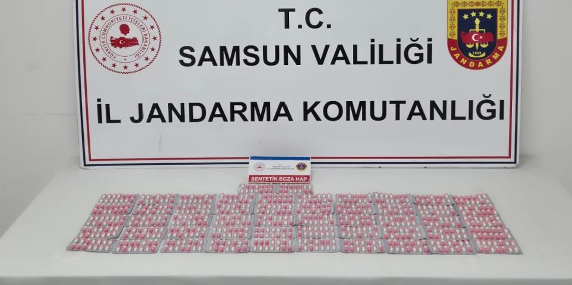 Samsun'da Jandarmadan uyuşturucu operasyonu