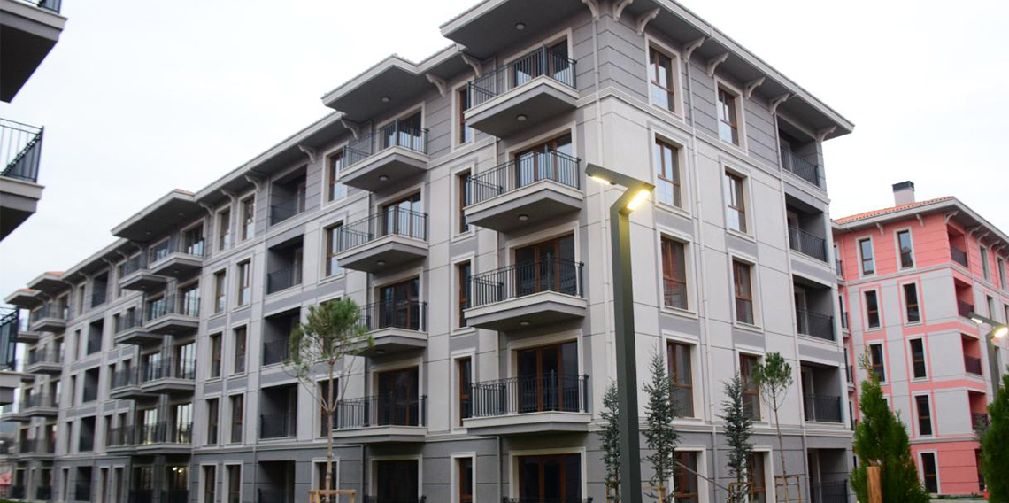 Ülke genelinde ortalama daire büyüklüğü artık 100 metrekarenin altında
