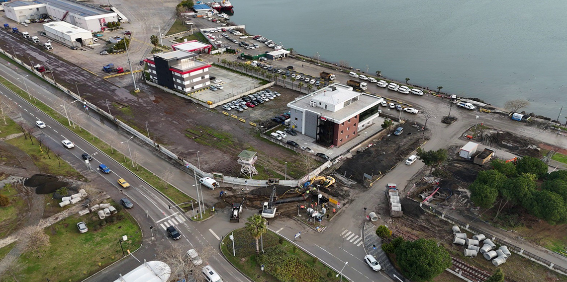 Samsun'a 50 milyon TL’lik yeni yağmur suyu şebeke hattı