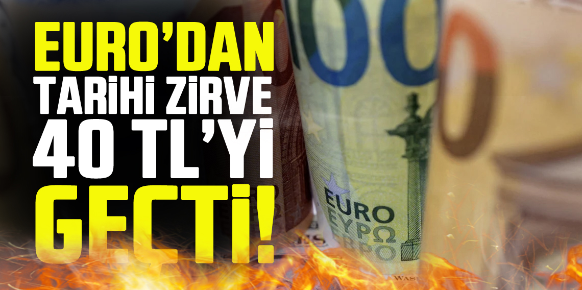 Euro tarihi zirveyi gördü