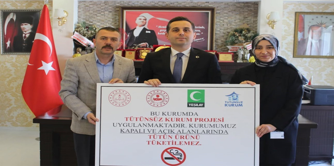 Demirözü'nde 'Tütünsüz Kurum' projesi devam ediyor