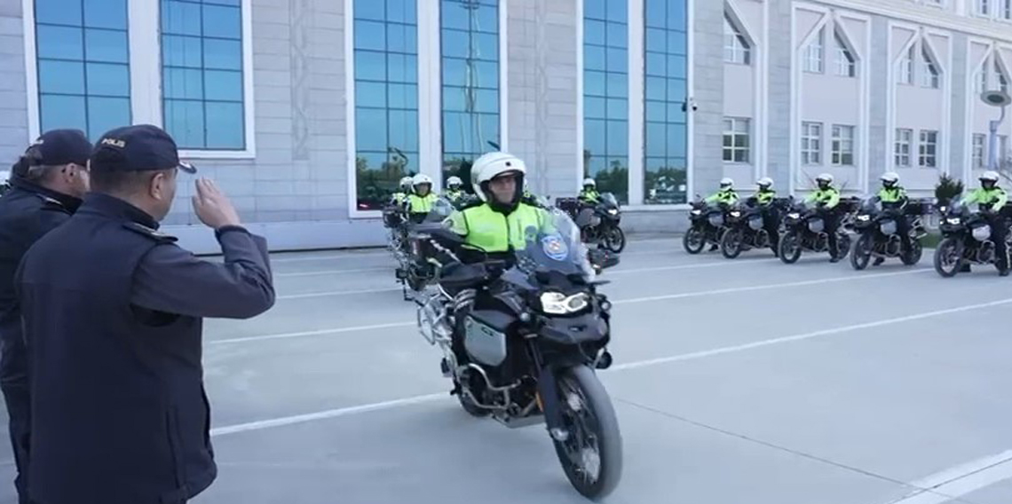 Samsun'da 11 yeni motosikletli Şahin ekibi göreve başladı