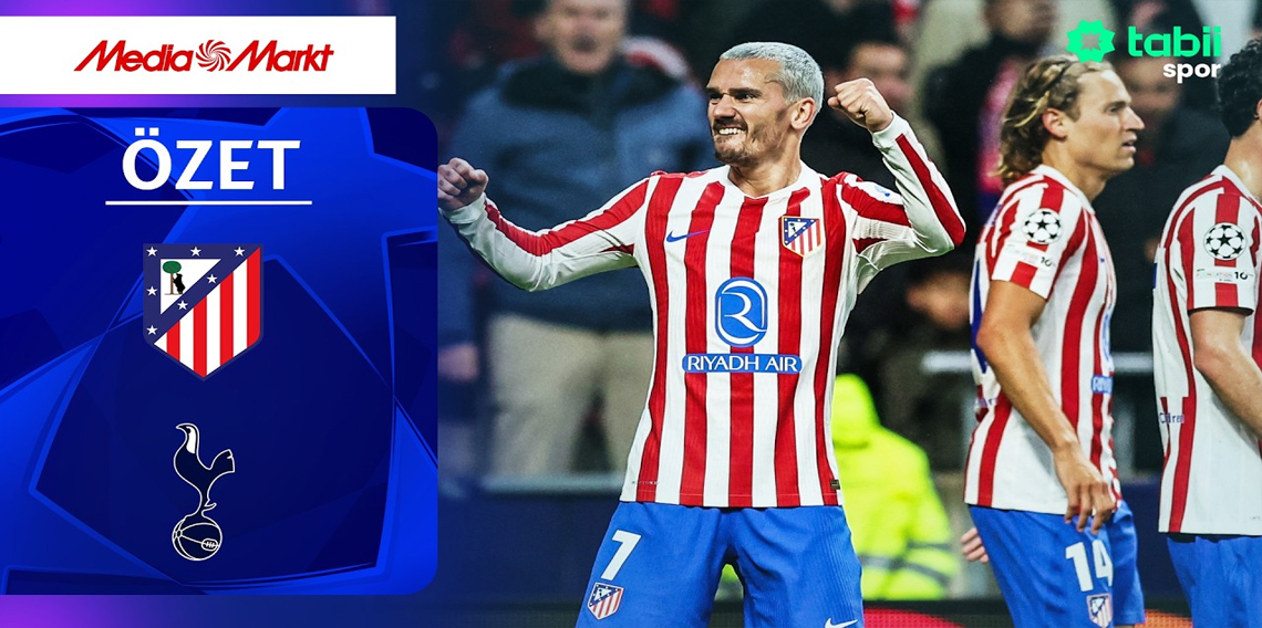 Şampiyonlar Ligi Son 16 Turu | Atletico Madrid - Tottenham (Özet)