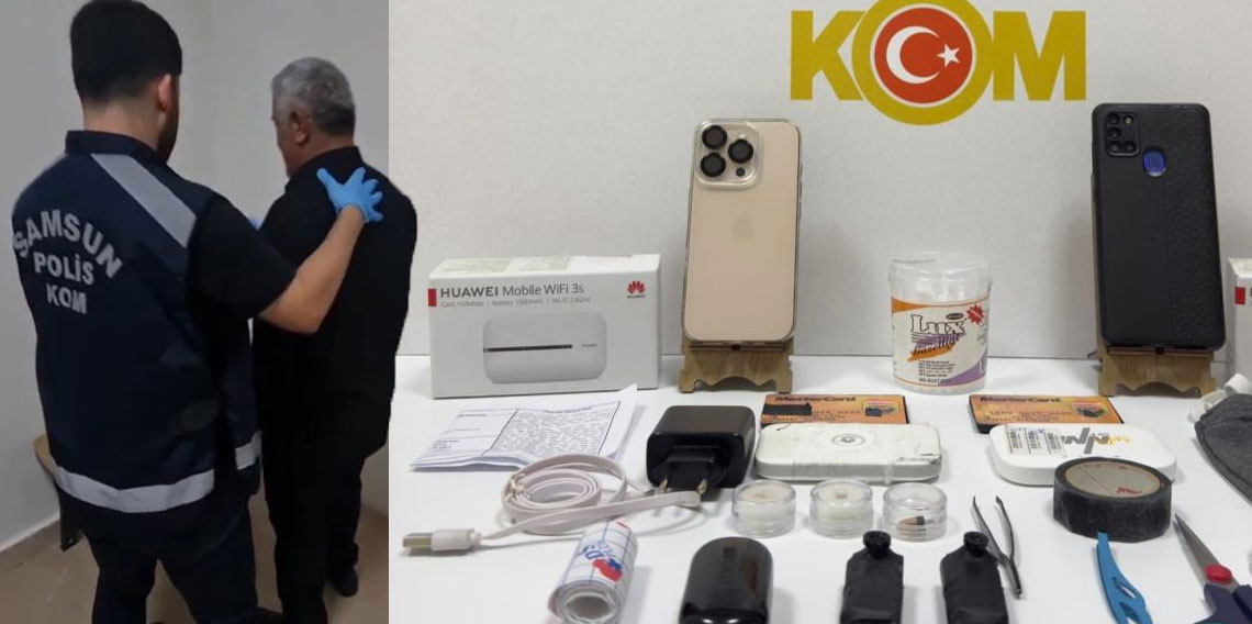 Ehliyet sınavında kopya düzeneğiyle yakalandılar