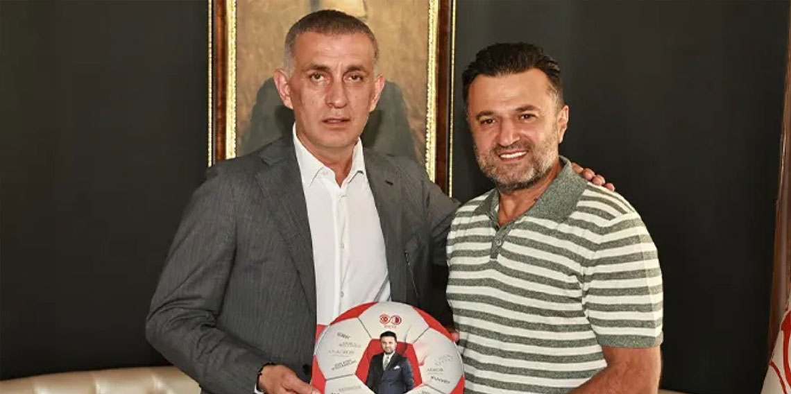 TFF Başkanı Hacıomanoğlu'ndan Trabzonspor maçı öncesi Sivasspor'a ziyaret