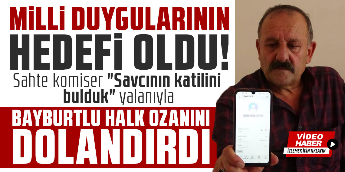 Milli duygularının hedefi oldu: Sahte komiser 