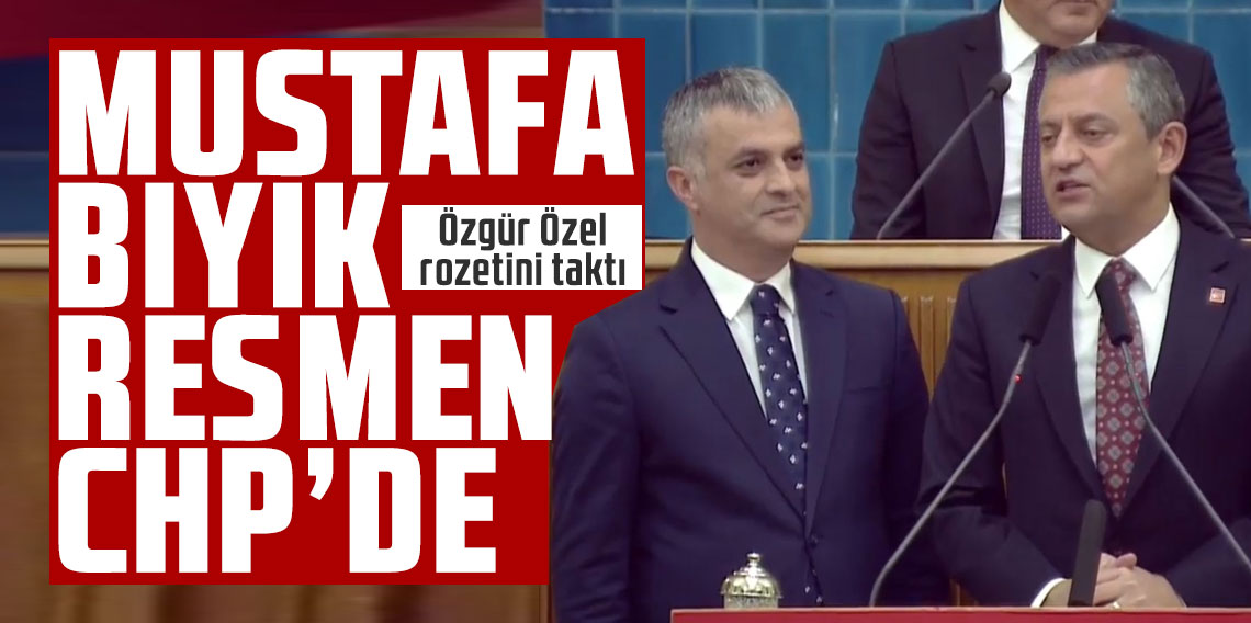 Yomra Belediye Başkanı Mustafa Bıyık resmen CHP'de! Genel Başkan Özel rozetini taktı