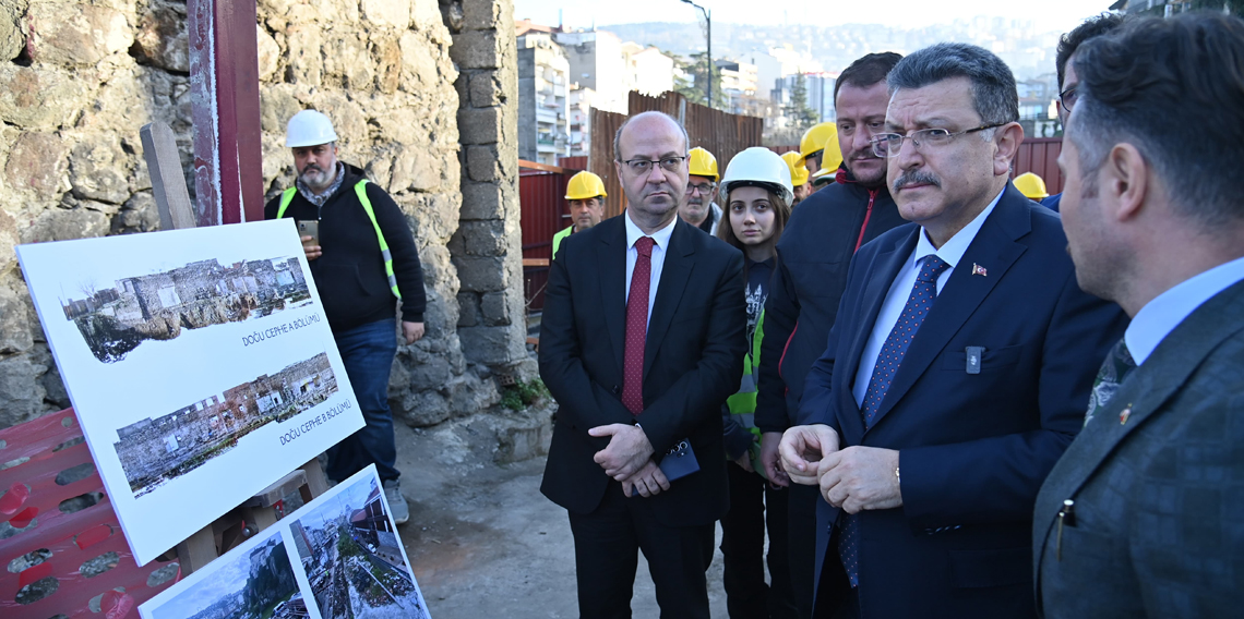 Trabzon'da Tarihi Surlar Geleceğe Taşınıyor