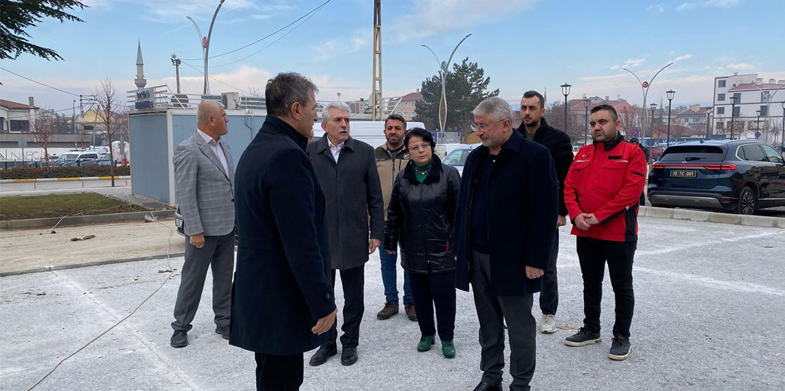 Çorum'da balıkçıların yeni yerinde çalışmalar tam gaz