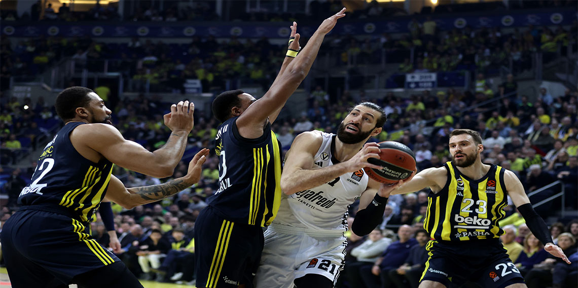 THY Euroleague'in 24. haftasında Türk takımlarından 2'de 1