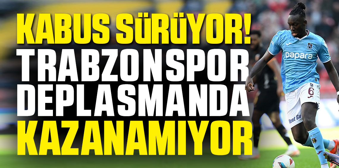 Trabzonspor'da Deplasman Orucu Sürüyor