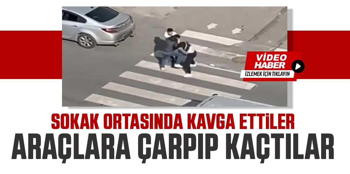 Trafikte kavga etti, ardından arabayla çarpıp kaçtı