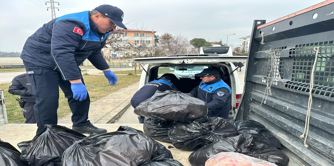 Ordu'da 300 kilogram kaçak ve kokmuş kuyruk yağına el konuldu