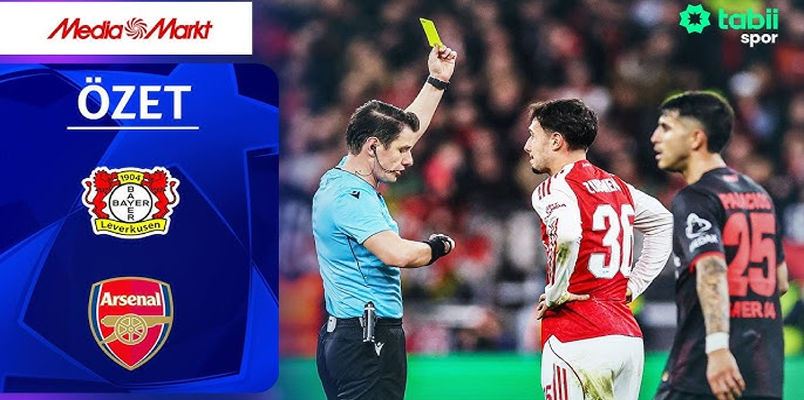 Şampiyonlar Ligi Son 16 Turu | Leverkusen - Arsenal (Özet)