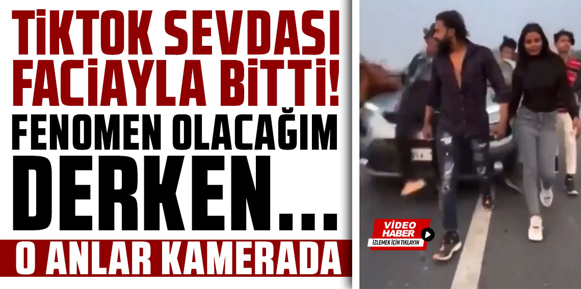TikTok sevdası kaza yaptırdı! Kalabalık gruba otomobil çarptı