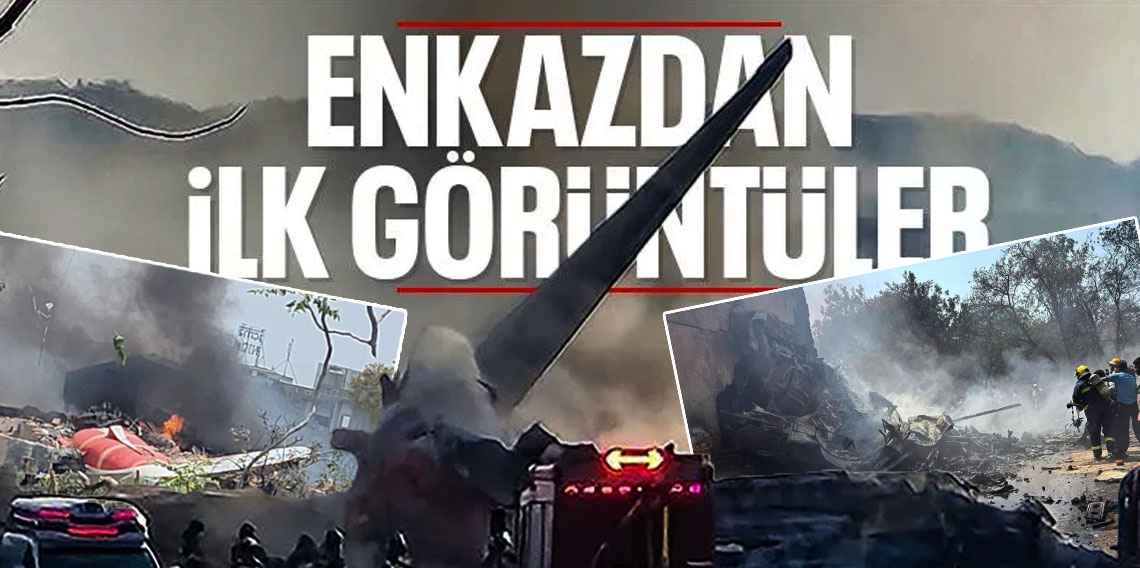 Uçak faciasından dehşete düşüren fotoğraflar! 232 yolcu ile 12 mürettebat bulunuyordu