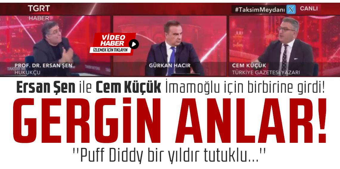 Ersan Şen ile Cem Küçük İmamoğlu için birbirine girdi! Canlı yayında gergin anlar