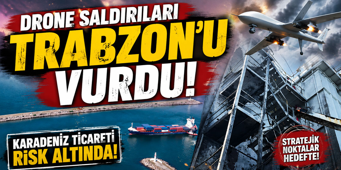 DRONE SALDIRILARI TRABZON’U VURDU! KARADENİZ TİCARETİ RİSK ALTINDA!