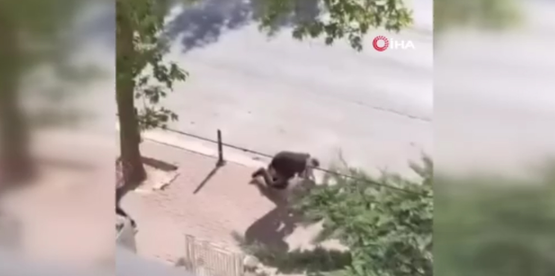 Husumetlisini sokak ortasında bıçaklayarak öldürdü