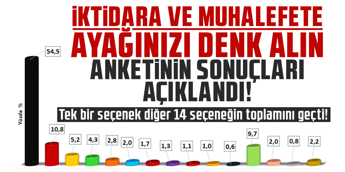 Türkiye'nin en önemli sorunu anketi açıklandı!