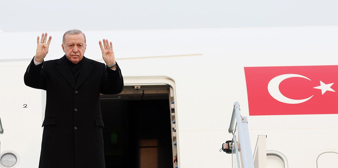 Cumhurbaşkanı Erdoğan Mısır’a gitti