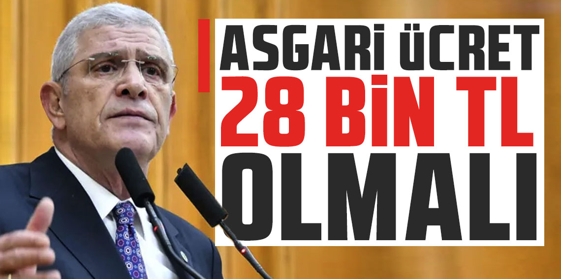 Müsavat Dervişoğlu'ndan asgari ücret çıkışı: En az 28 bin lira olmalı!