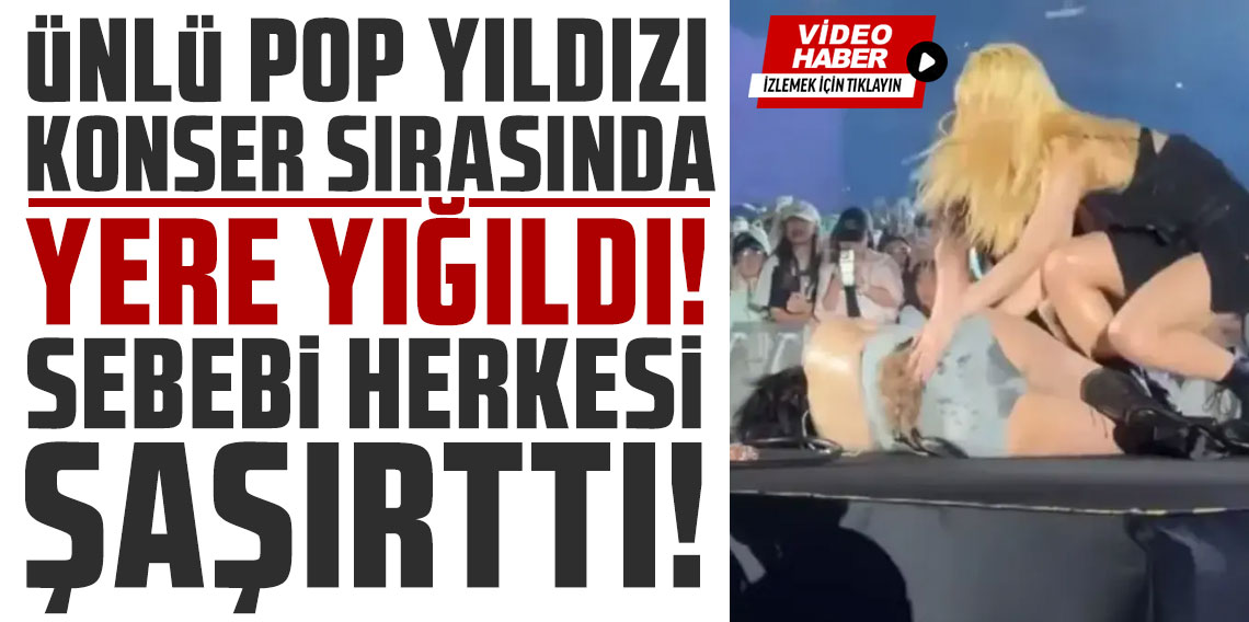 Ünlü pop yıldızı konser sırasında yere yığıldı! Sebebi herkesi şaşırttı
