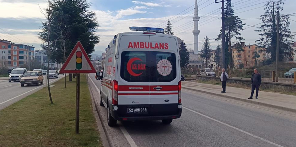 Ordu'da trafik kazası: 3 yaralı