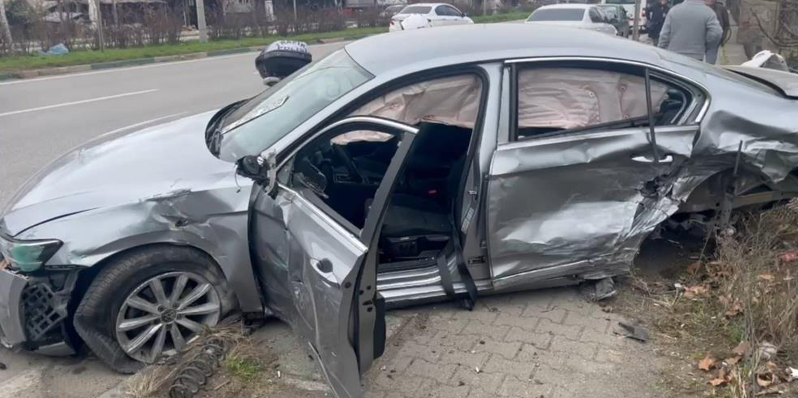 Samsun'da trafik kazası: 3 yaralı