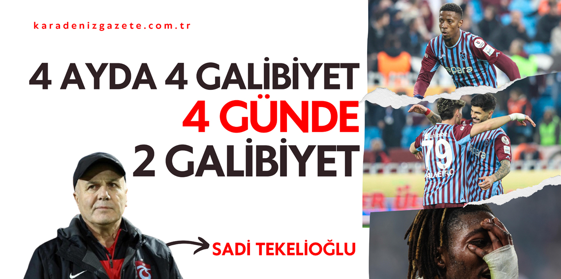 4 ayda 4 galibiyet 4 günde 2 galibiyet