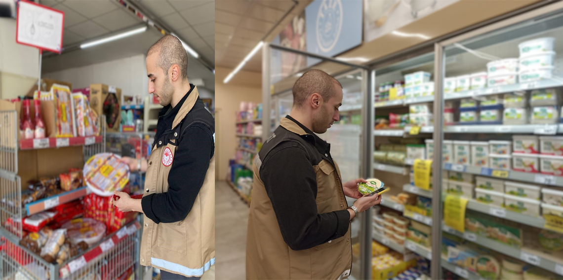 Bayburt’ta marketlerde Ramazan denetimi yapıldı