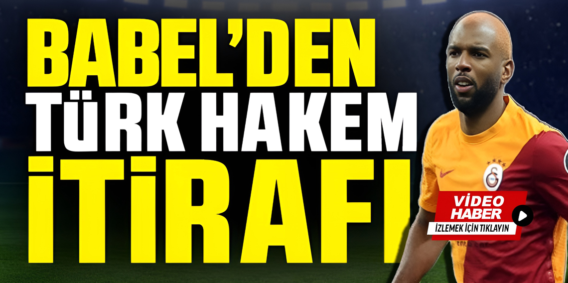 Ryan Babel'den Türk Hakem İtirafı!