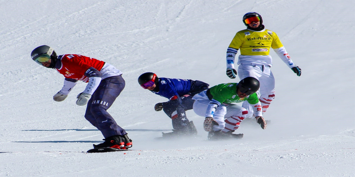 Erzurum’da dünya snowboard kupası heyecanı