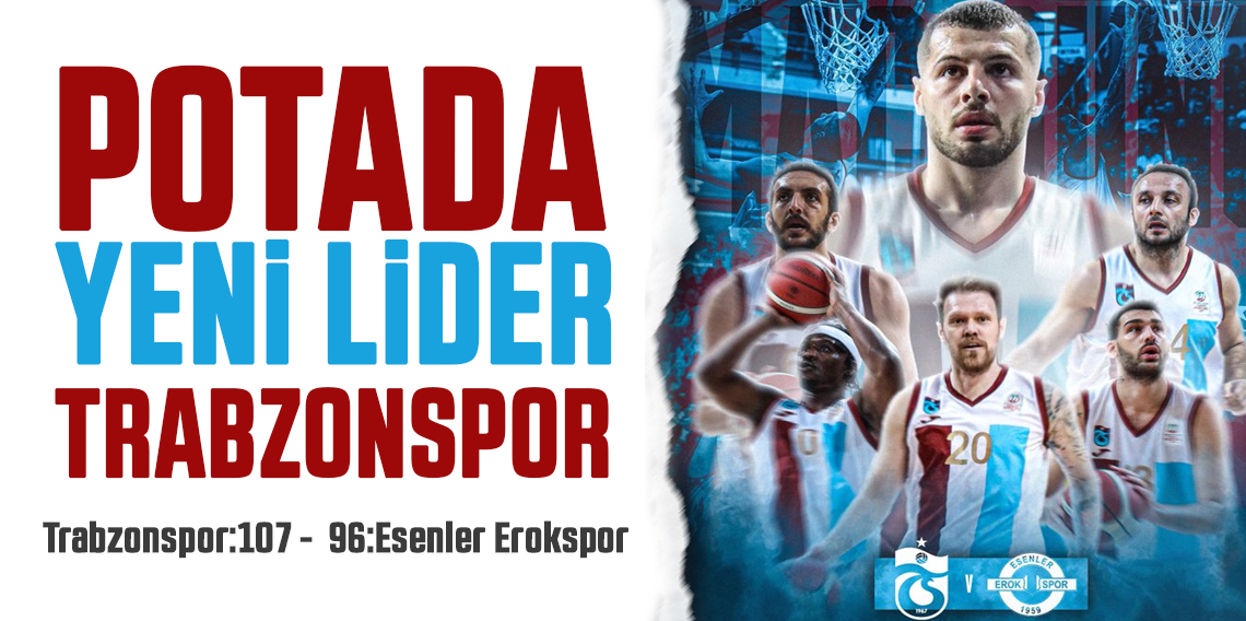 Trabzonspor Potada Artık Lider