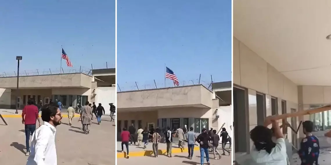 Pakistan da karıştı! ABD Başkonsolosluğu'na saldırdılar, ölü ve yaralılar var