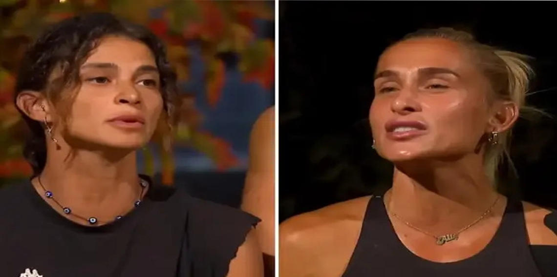 Survivor'da Pınar ve Sema arasında oyunu iptal ettiren kavga!