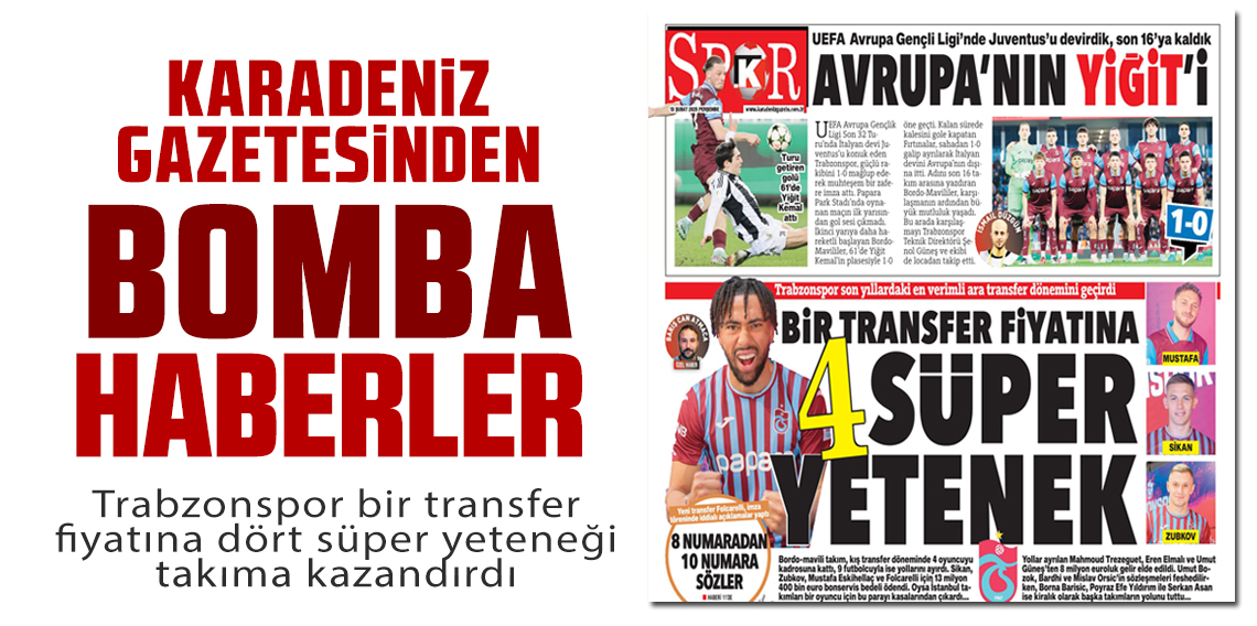 Bir Transfer Fiyatına Dört Süper Yetenek