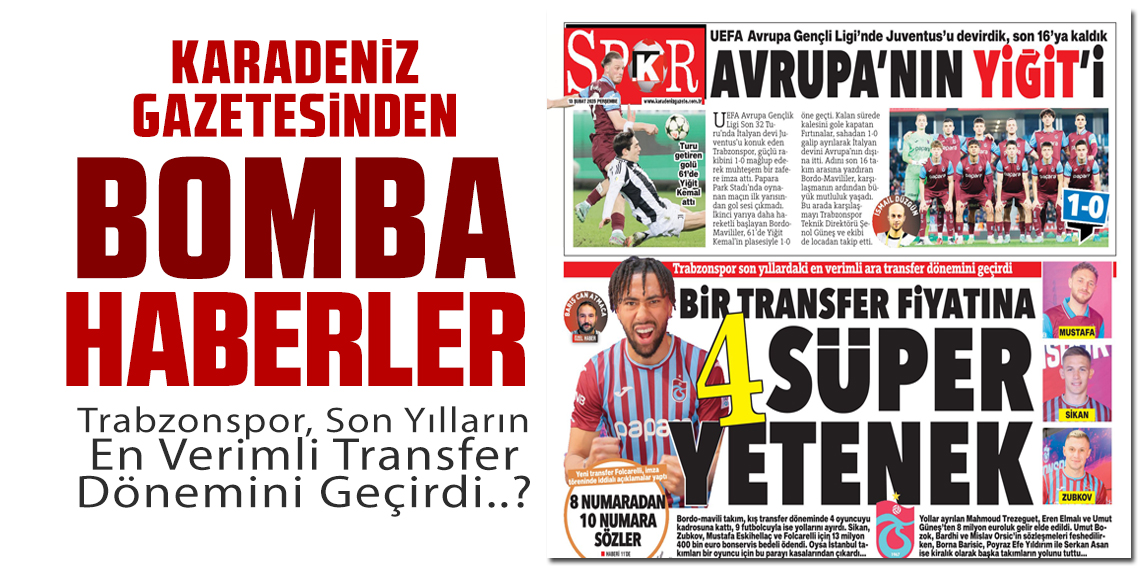 Bir Transfer Fiyatına Dört Süper Yetenek